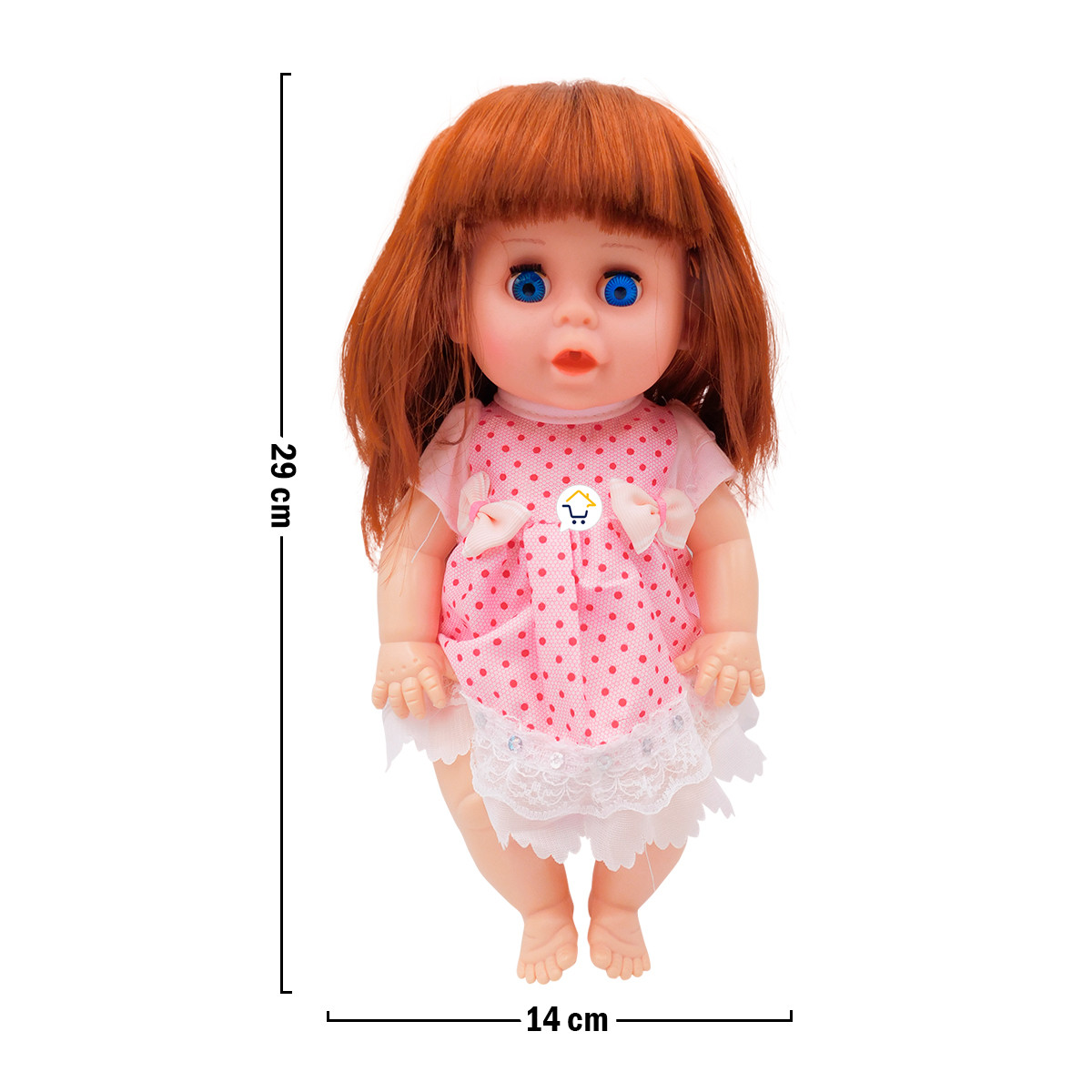 Miniatura 2 de Muñeca Bebe Niña Hace Pipi D882GIRL